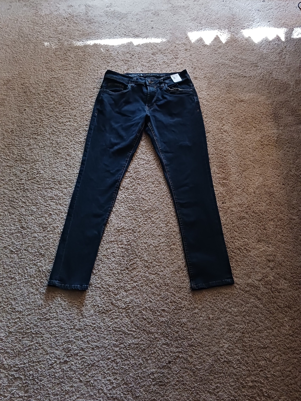 Buffalo David Bitton Men's Black Skinny Jeans